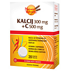 Natural Wealth Kalcij 300 mg + C500 mg šumeće tablete