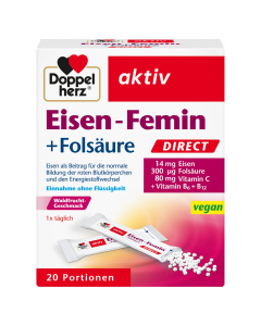 Doppelherz aktiv Željezo + folna kiselina DIREKT