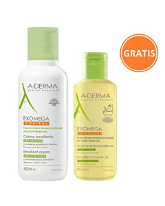 A-derma Exomega Control krema 400 ml POKLON Exomega Control emolijentno ulje za tuširanje 200 ml