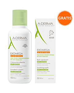 A-derma Exomega Control krema 400 ml, POKLON Exomega Control kupka 250 ml