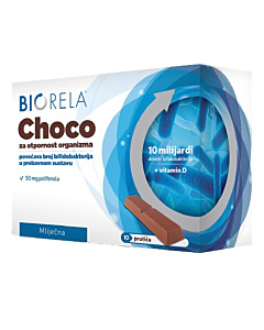 Biorela Choco Mliječna čokolada probiotik