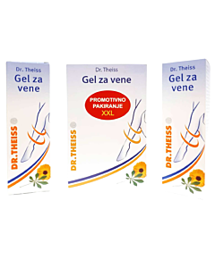 Dr. Theiss Gel za vene PROMO 2×100 ml