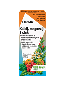 Floradix Kalcij, magnezij i cink tonik