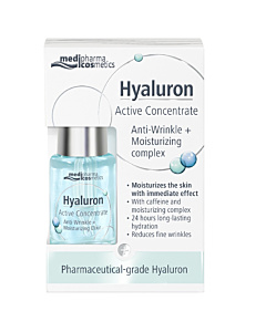 Medipharma Cosmetics Hyaluron aktivni koncentrat protiv bora i hidratacija