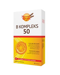 Natural Wealth B kompleks 50 mg tablete