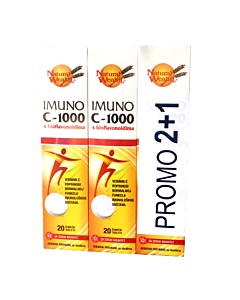 Natural Wealth Imuno C-1000 šumeće tablete 2+1 GRATIS