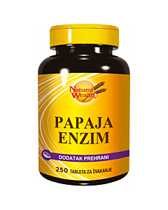 Natural Wealth Papaja Enzim tablete za žvakanje