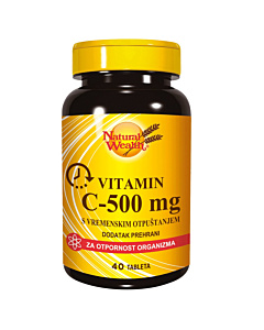 Natural Wealth Vitamin C 500 mg s vremenskim otpuštanjem