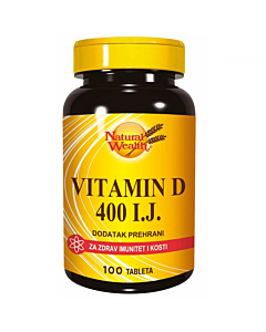 Natural Wealth Vitamin D 400 I.J.