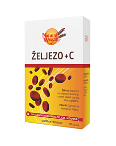 Natural Wealth Željezo i Vitamin C kapsule