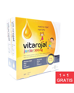 Vitarojal Junior 300 mg matične mliječi 1+1 GRATIS