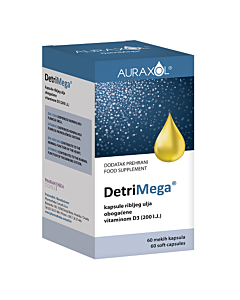 Auraxol DetriMega kapsule s omega masnim kiselinama i vitaminom D