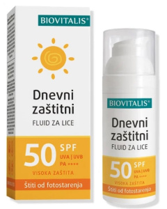 Biovitalis Dnevni zaštitni fluid za lice SPF 50