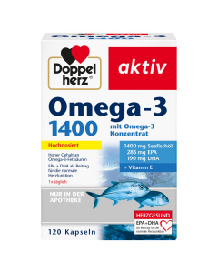 Doppelherz aktiv Omega-3 1400, 120 kapsula