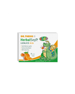 HerbalSept Kids lizalice GRLO – okus naranče