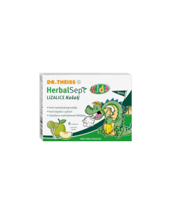 HerbalSept Kids lizalice KAŠALJ – okus jabuka