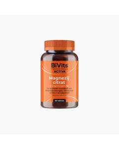 BIVITS ACTIVA Magnezij citrat s vitaminom B6