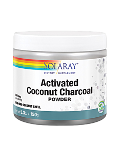 Solaray Aktivni ugljen u prahu, Activated Coconut Charcoal