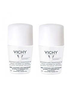 Vichy roll-on dezodorans i antiperspirant 48H za osjetljivu kožu 1+1 GRATIS