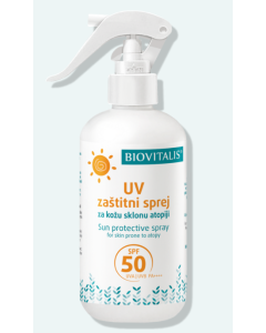 Biovitalis UV zaštitni sprej za kožu sklonu atopiji SPF 50